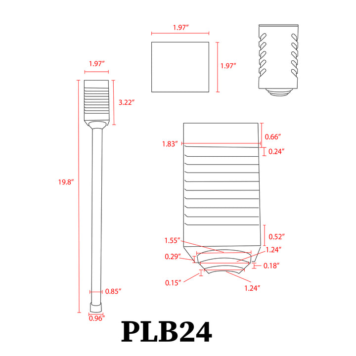 PLB24 Cast Brass Path and Area Light LED Low Voltage Pathway Outdoor Lighting Landscape Fixture