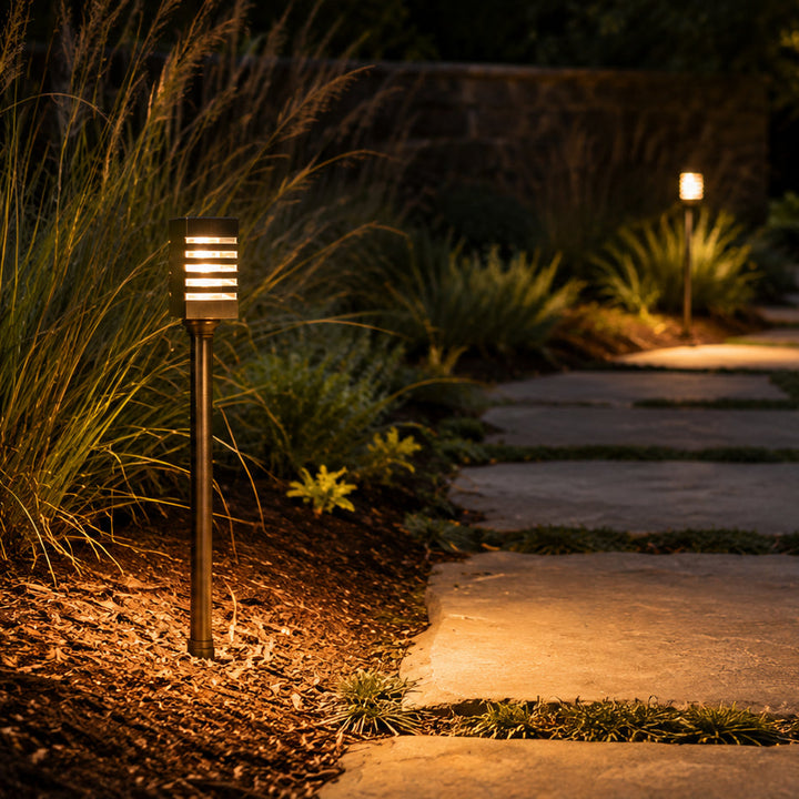 PLB24 Cast Brass Path and Area Light LED 12V Low Voltage Pathway Outdoor Lighting Landscape Fixture Lamp Ready G4 Socket