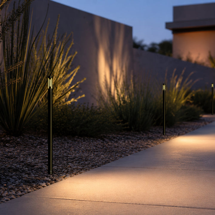 PLB25 Cast Brass Path and Area Light LED 12V Low Voltage Pathway Outdoor Lighting Landscape Fixture Lamp Ready G4 Socket