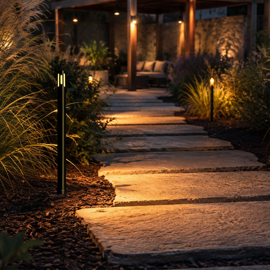 PLB25 Cast Brass Path and Area Light LED 12V Low Voltage Pathway Outdoor Lighting Landscape Fixture Lamp Ready G4 Socket