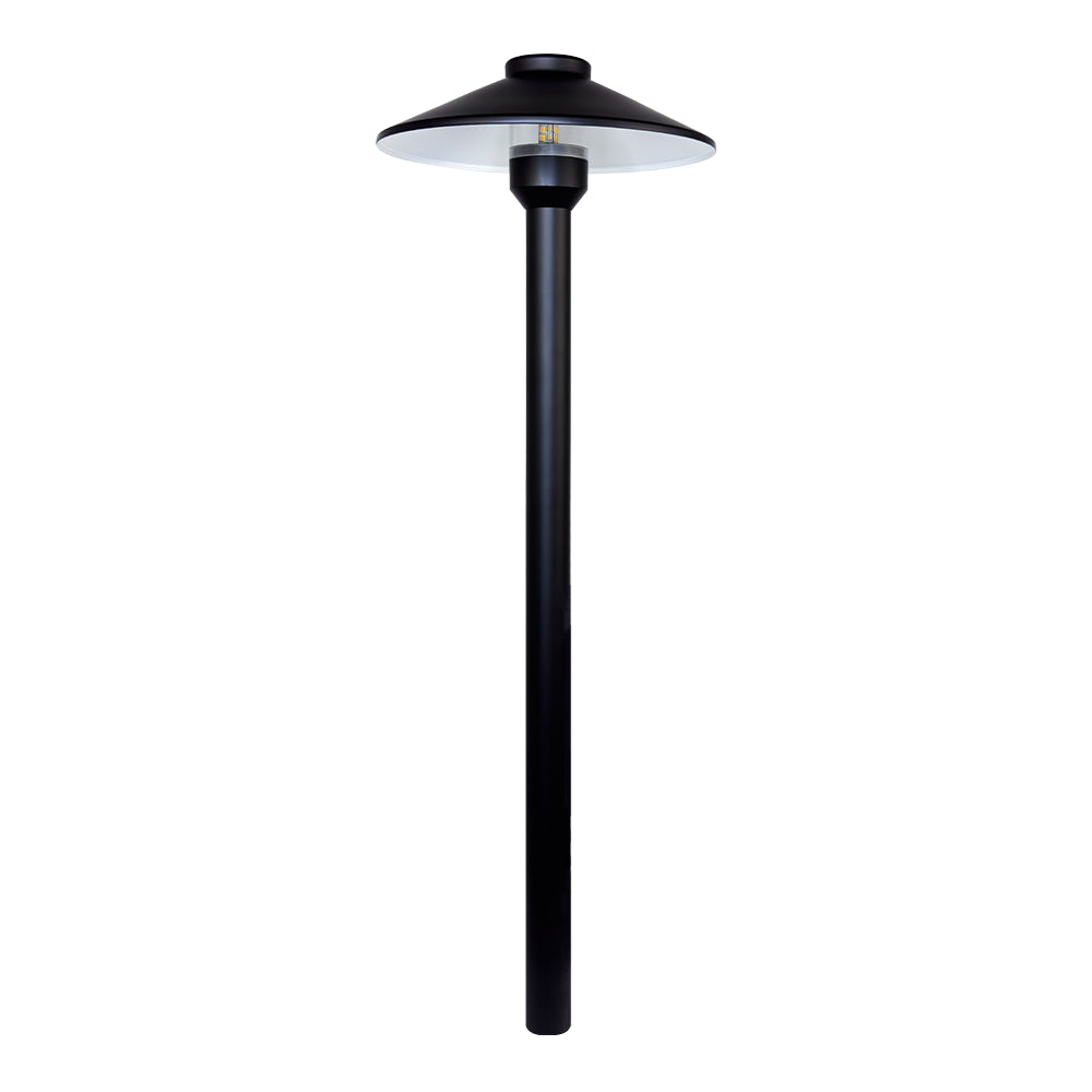 Outdoor Landscape Lighting LED 12V Low Voltage PLB26 4x/8x/12x Package Outdoor Garden Pathway Light | 12V Low Voltage Brass Path Light 3W 3000K Bulb
