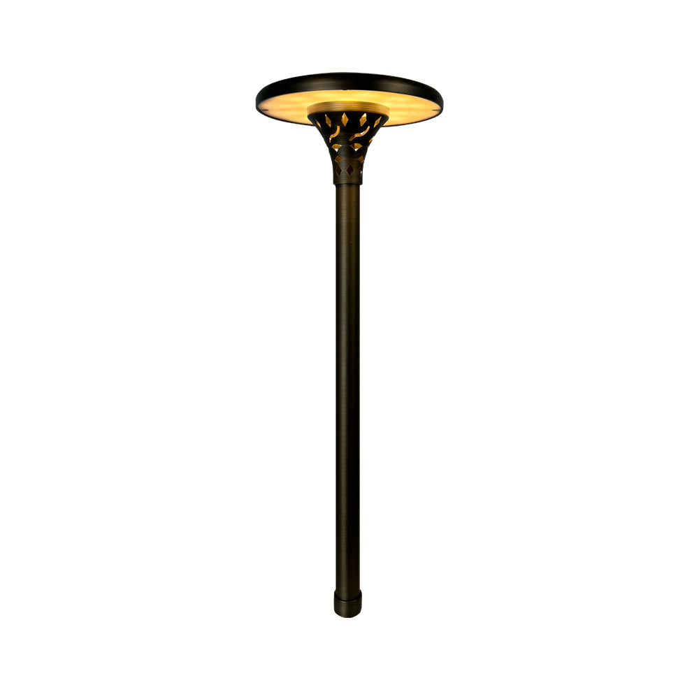 Outdoor Landscape Lighting LED 12V Low Voltage PLB28 4x/8x/12x Package Outdoor Garden Pathway Light | 12V Low Voltage Brass Path Light 4W 3000K LED