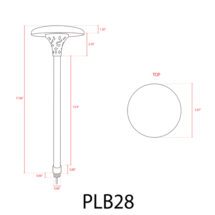Outdoor Landscape Lighting LED 12V Low Voltage PLB28 4x/8x/12x Package Outdoor Garden Pathway Light | 12V Low Voltage Brass Path Light 4W 3000K LED