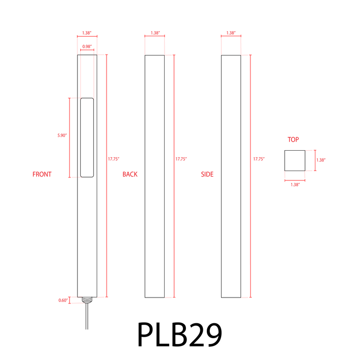 PLB02 Luz de camino de latón fundido | Listo para lámpara Luz de paisaje de bajo voltaje