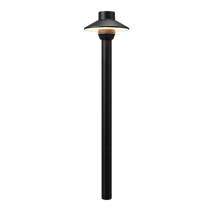 PLB30 Cast Brass Path Light | Lamp Ready 12V Low Voltage Landscape Light G4 Socket