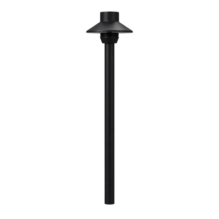 PLB30 Cast Brass Path Light | Lamp Ready 12V Low Voltage Landscape Light G4 Socket