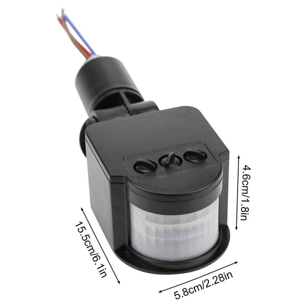 Outdoor Landscape Lighting LED 12V Low Voltage PIR and Motion Sensor DC12V Low Voltage For Outdoor Security Flood Lights IP65 Waterproof