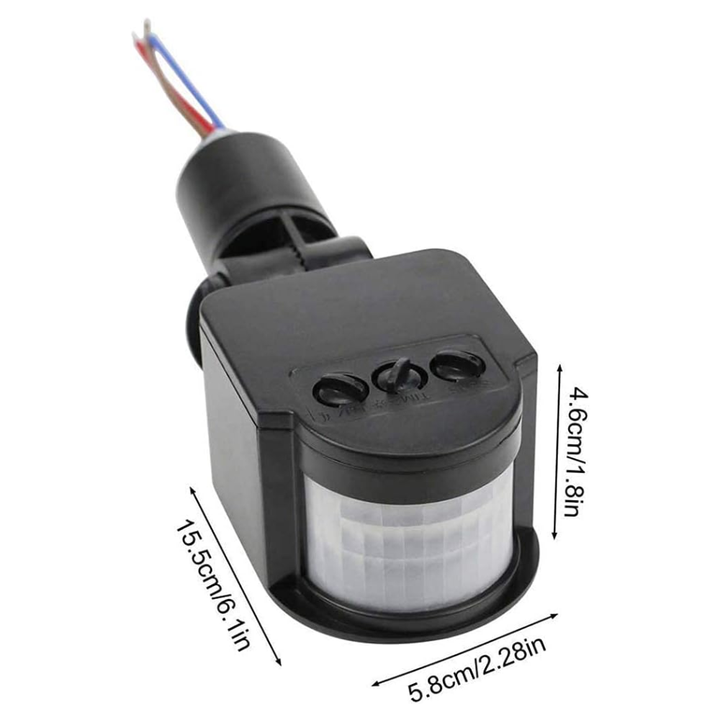 Outdoor Landscape Lighting LED 12V Low Voltage PIR and Motion Sensor DC12V Low Voltage For Outdoor Security Flood Lights IP65 Waterproof