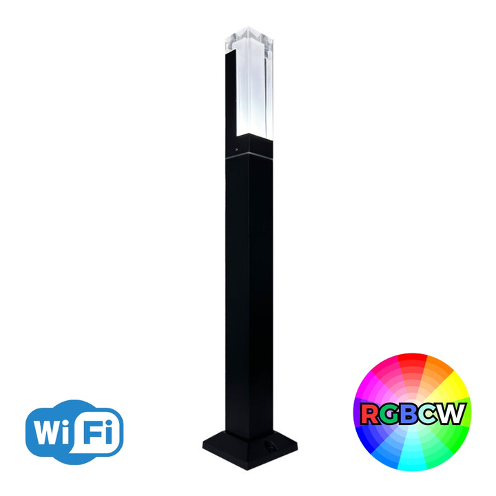 CDPAR60 Low Voltage RGBWC 3CCT LED Bollard Landscape Light | 12V Low Voltage Aluminum Path Light