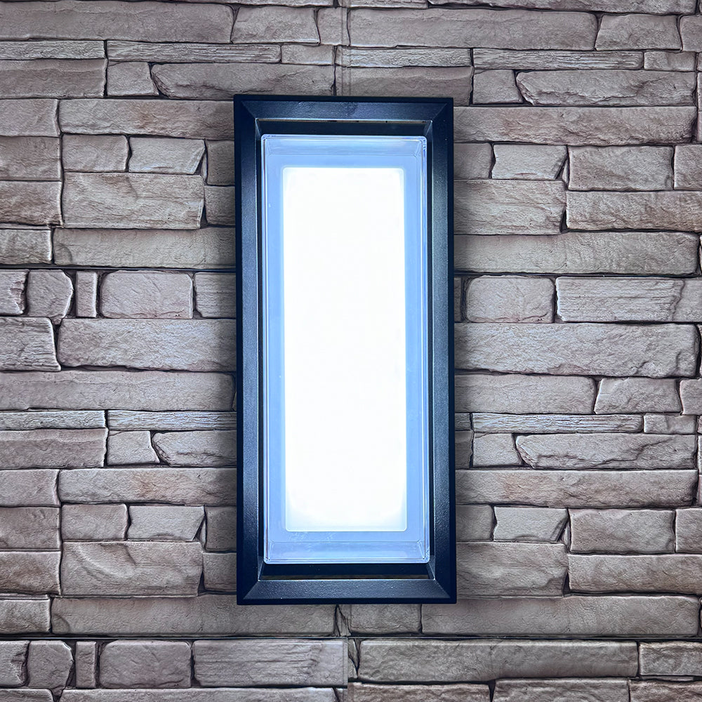 SCA01-14 Integrated LED 22W RGBCW Wi-Fi and Bluetooth Control 14″x6.2″x4.9″ 12V Low Voltage Aluminum Wall Sconce Lighting IP65 Waterproof