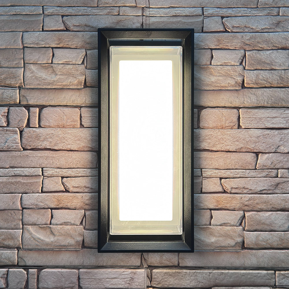 SCA01-14 Integrated LED 22W RGBCW Wi-Fi and Bluetooth Control 14″x6.2″x4.9″ 12V Low Voltage Aluminum Wall Sconce Lighting IP65 Waterproof