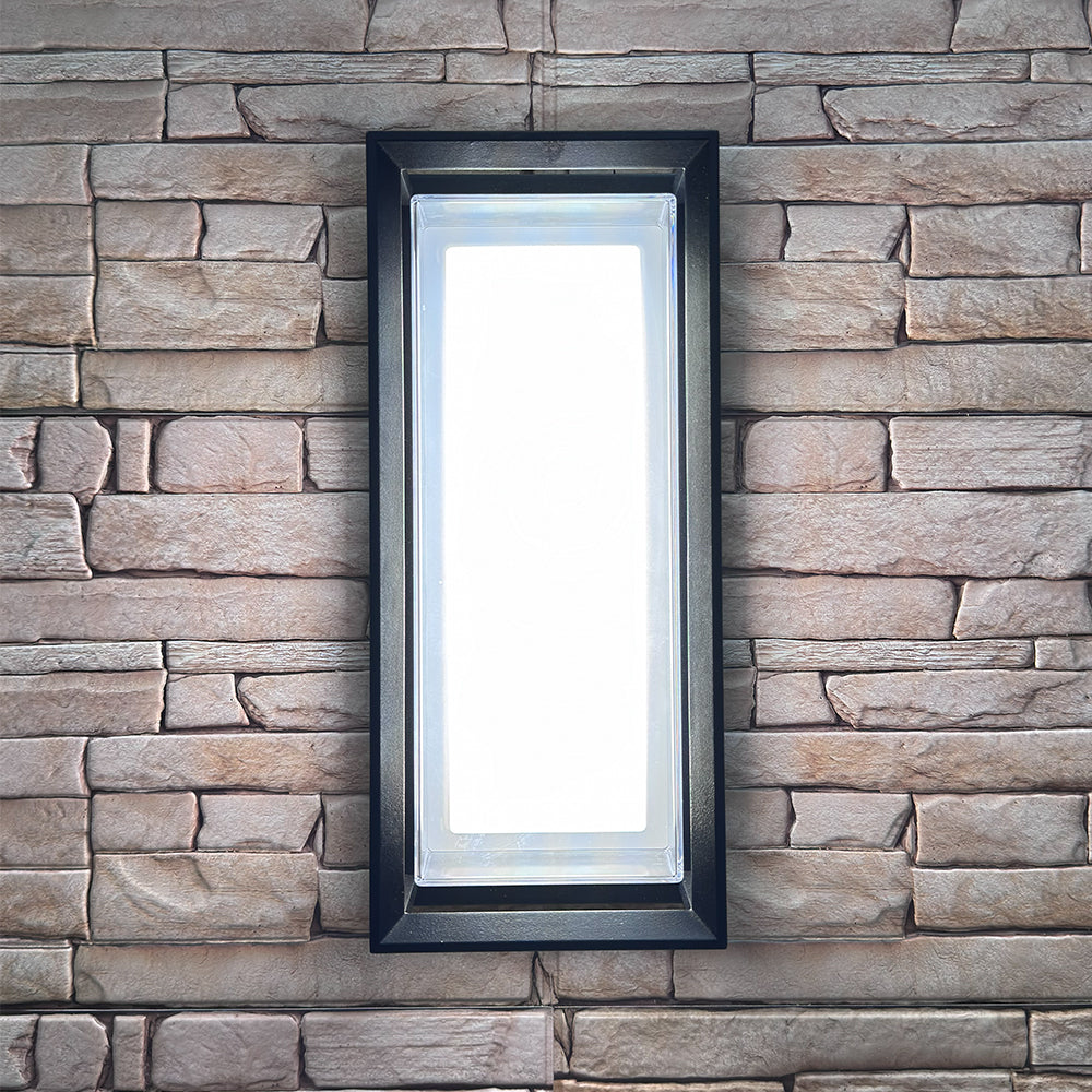 SCA01-14 Integrated LED 22W RGBCW Wi-Fi and Bluetooth Control 14″x6.2″x4.9″ 12V Low Voltage Aluminum Wall Sconce Lighting IP65 Waterproof