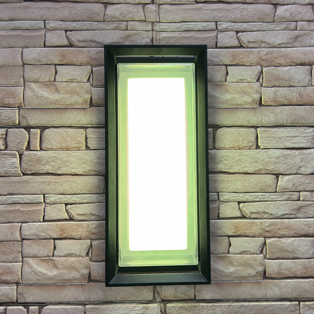 SCA01-14 Integrated LED 22W RGBCW Wi-Fi and Bluetooth Control 14″x6.2″x4.9″ 12V Low Voltage Aluminum Wall Sconce Lighting IP65 Waterproof