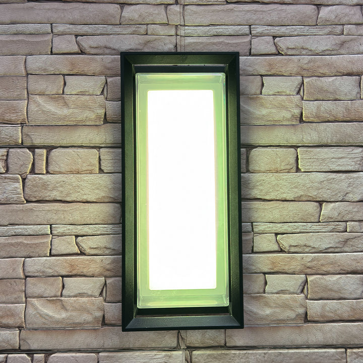 SCA01-14 Integrated LED 22W RGBCW Wi-Fi and Bluetooth Control 14″x6.2″x4.9″ 12V Low Voltage Aluminum Wall Sconce Lighting IP65 Waterproof