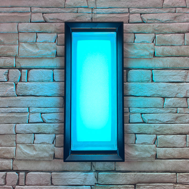 SCA01-14 Integrated LED 22W RGBCW Wi-Fi and Bluetooth Control 14″x6.2″x4.9″ 12V Low Voltage Aluminum Wall Sconce Lighting IP65 Waterproof