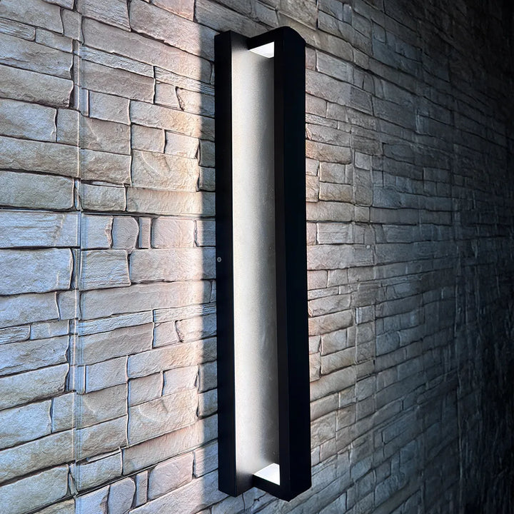 Outdoor Landscape Lighting LED 12V Low Voltage SCA02-24 Integrated LED 24W RGBCW Wi-Fi and Bluetooth Control 24″x4.9″x3.5″ 12V Low Voltage Aluminum Wall Sconce Lighting IP65 Waterproof