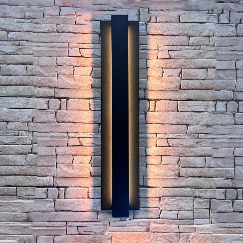 Outdoor Landscape Lighting LED 12V Low Voltage SCA02-24 Integrated LED 24W RGBCW Wi-Fi and Bluetooth Control 24″x4.9″x3.5″ 12V Low Voltage Aluminum Wall Sconce Lighting IP65 Waterproof
