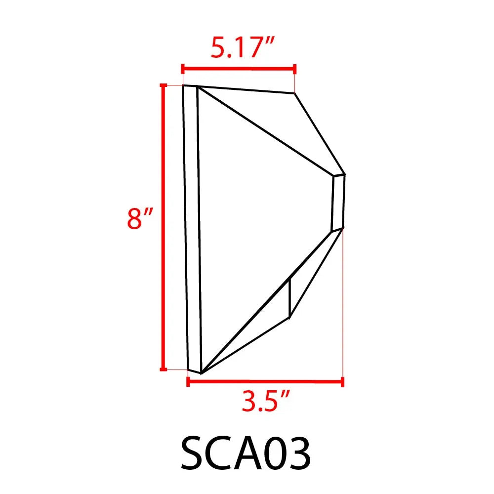 SCA03 Integrated LED 12W RGBCW Wi-Fi and Bluetooth 8″x5.17″x3.5″ 12V-24V Low Voltage Aluminum Wall Sconce Lighting IP65 Waterproof