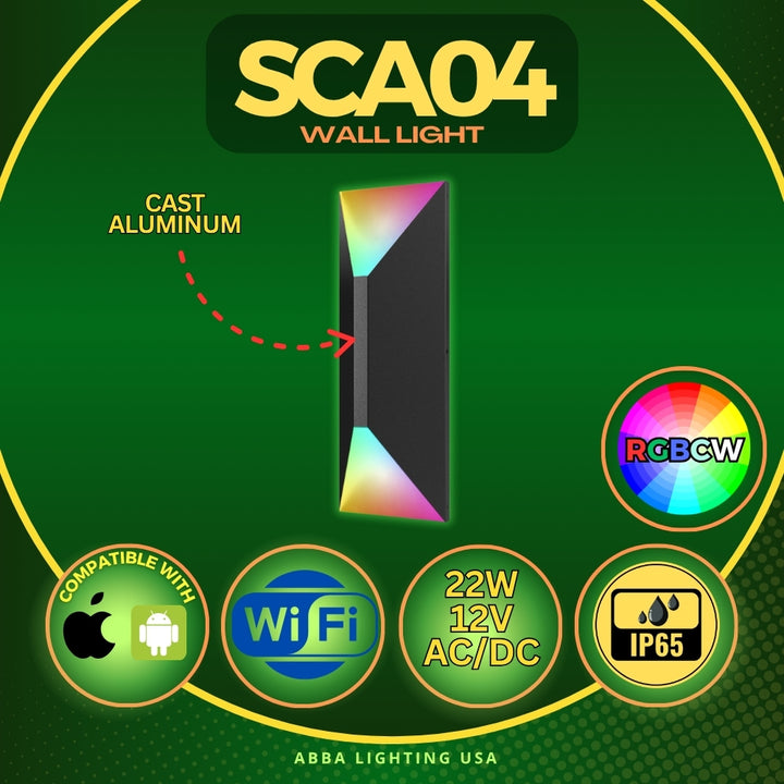 Aplique SCS06 de acero inoxidable | Listo para lámpara Luz de paisaje de bajo voltaje