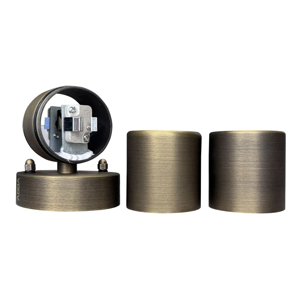 Outdoor Landscape Lighting LED 12V Low Voltage SCB05 Cast Brass Sconce Light | Lamp Ready 12V Low Voltage Landscape Light