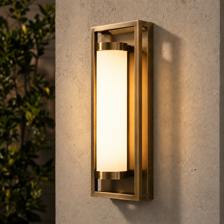 Outdoor Landscape Lighting LED 12V Low Voltage SCH21 15W Modern Dusk-to-Dawn Outdoor 16" x 6" x 3.8" Wall Sconce Light 120V Line Voltage