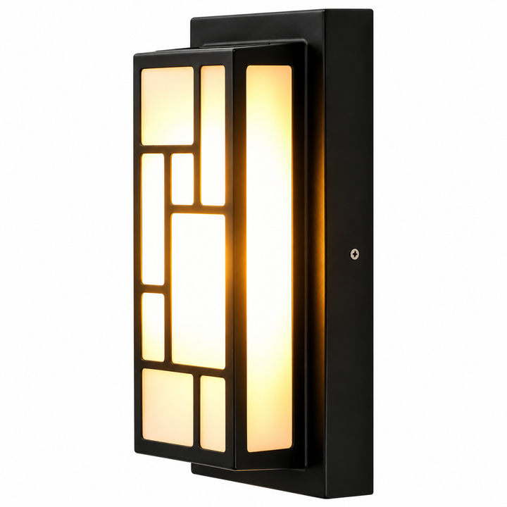 Outdoor Landscape Lighting LED 12V Low Voltage SCH24 6W 5CCT Outdoor Aluminum Frame 12.91" x 5.63" x 3.66" Wall Sconce Light 120V Line Voltage