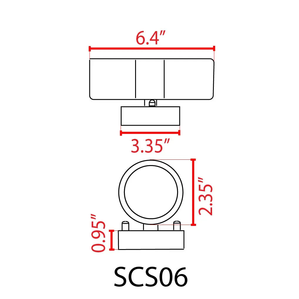 Outdoor Landscape Lighting LED 12V Low Voltage SCS06 Stainless Steel Sconce Light | Lamp Ready 12V Low Voltage Landscape Light