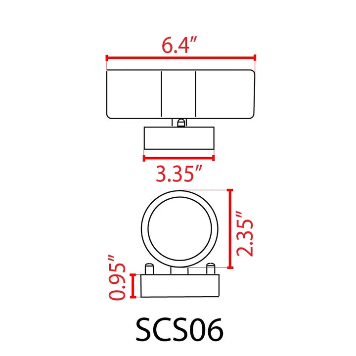 Outdoor Landscape Lighting LED 12V Low Voltage SCS06 Stainless Steel Sconce Light | Lamp Ready 12V Low Voltage Landscape Light