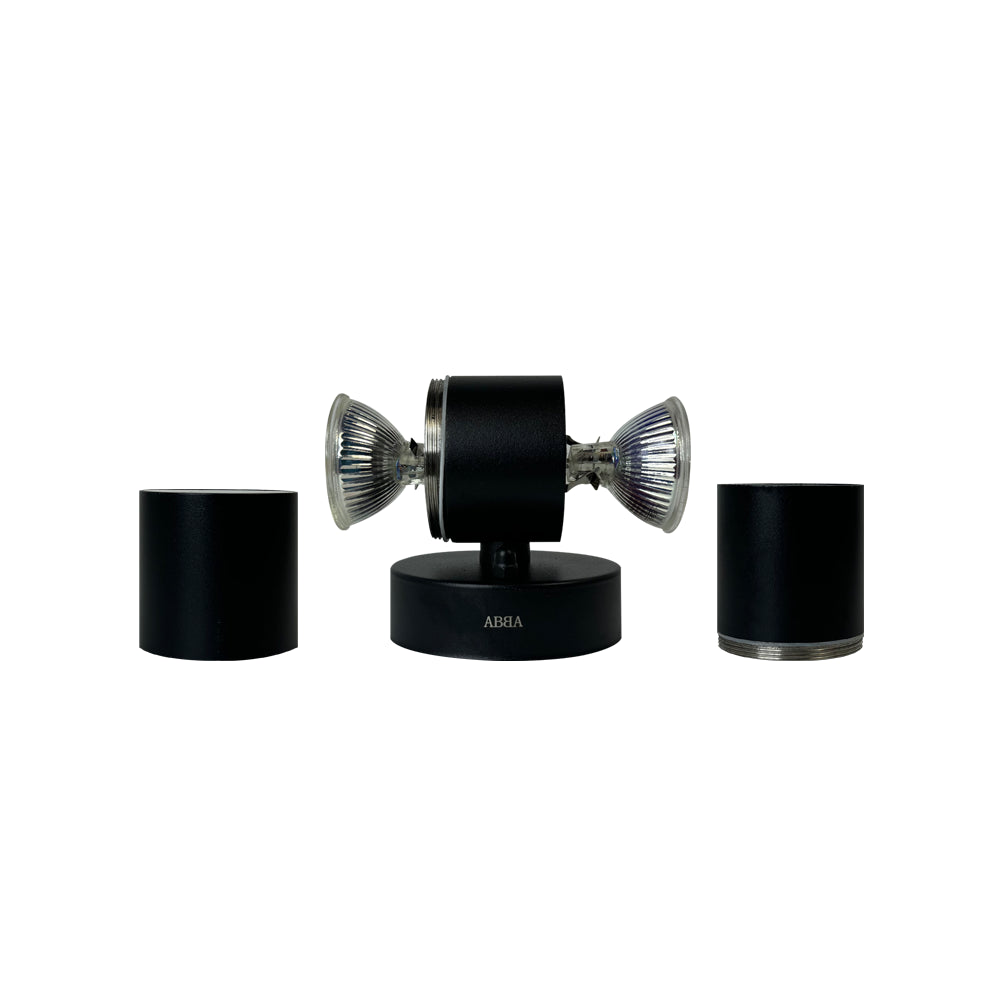 SCS06 4x/8x/12x Package LED Stainless Steel Cylinder Up Down Light 2 Directional Sconce Lighting with 5W 3000K Bulb