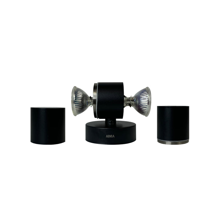 SCS06 4x/8x/12x Package LED Stainless Steel Cylinder Up Down Light 2 Directional Sconce Lighting with 5W 3000K Bulb