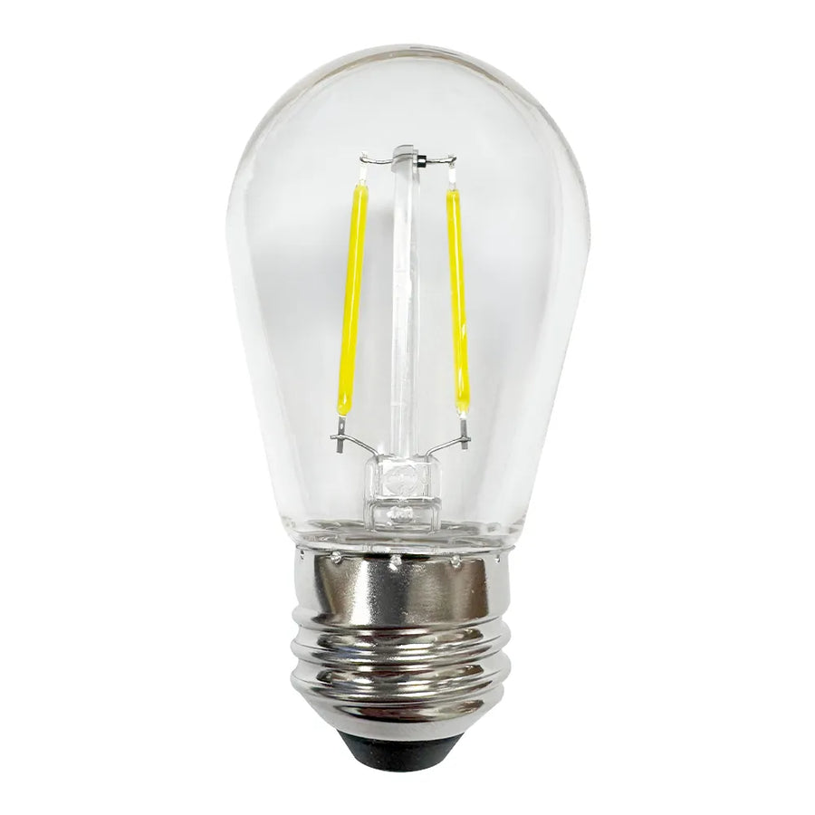 Outdoor Landscape Lighting LED 12V Low Voltage SL101 Replacement Light Bulbs 2W LED S14 E26 12V Low Voltage Edison Style for Bistro String Lights