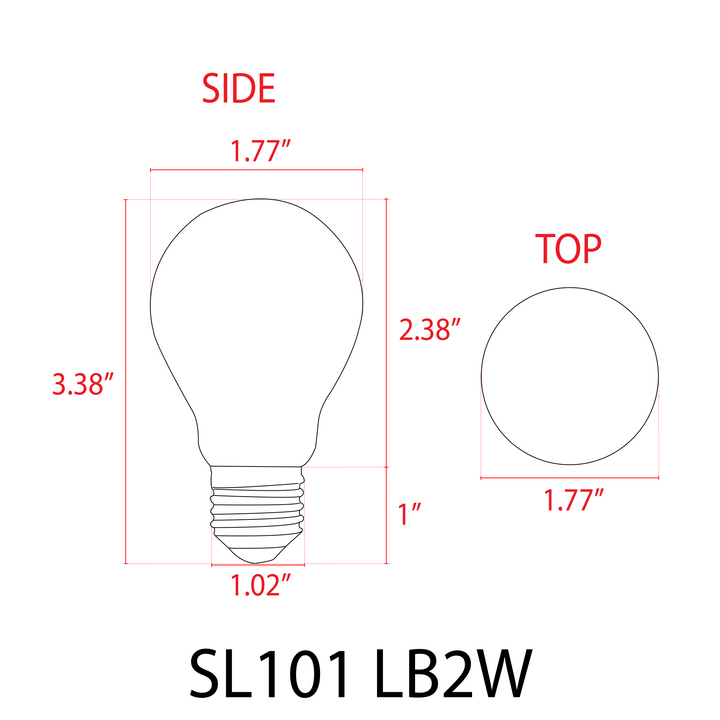 Outdoor Landscape Lighting LED 12V Low Voltage SL101 Replacement Light Bulbs 2W LED S14 E26 12V Low Voltage Edison Style for Bistro String Lights