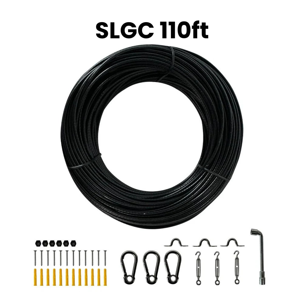 SL101 LED 12V Low Voltage Bistro String Lights 48 FT Outdoor Weatherproof 12V Edison Bulbs
