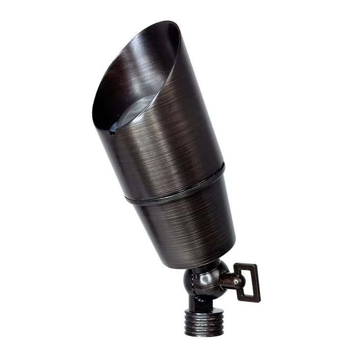 Outdoor Landscape Lighting LED 12V Low Voltage SPB01 4x/8x/12x Package 12V Low Voltage Directional Brass Spotlight Outdoor Landscape Lighting with 5W 3000K Bulb
