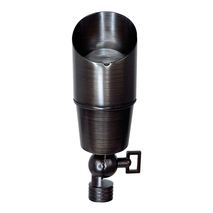 SPB01 Cast Brass Spotlight | Lamp Ready 12V Low Voltage Landscape Light