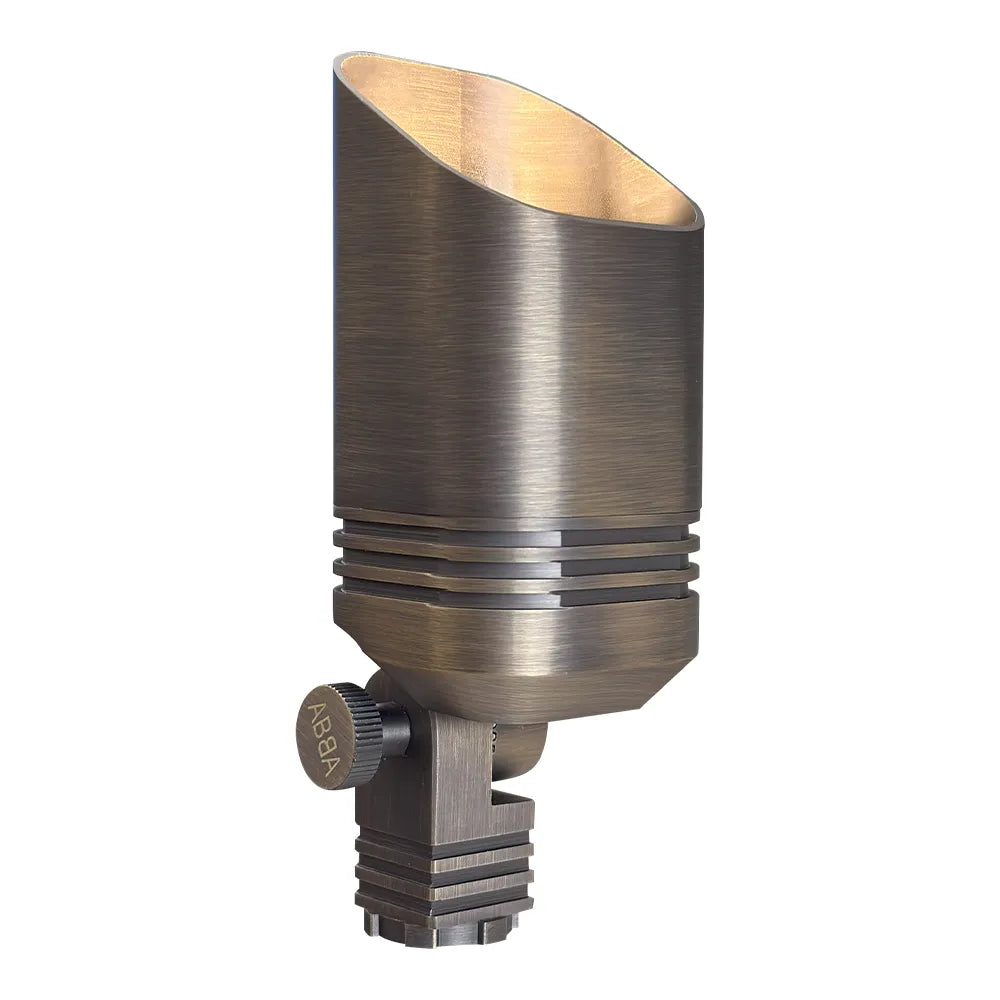 SPB03 Cast Brass Spot Light | Lamp Ready Low Voltage Landscape Light
