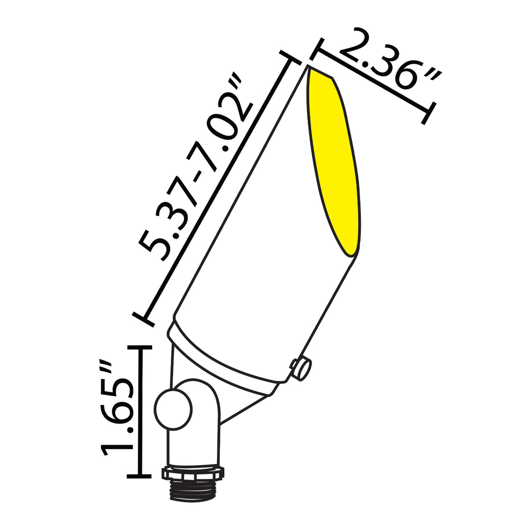 SPB04 Cast Brass Spot Light | Lamp Ready Low Voltage Landscape Light
