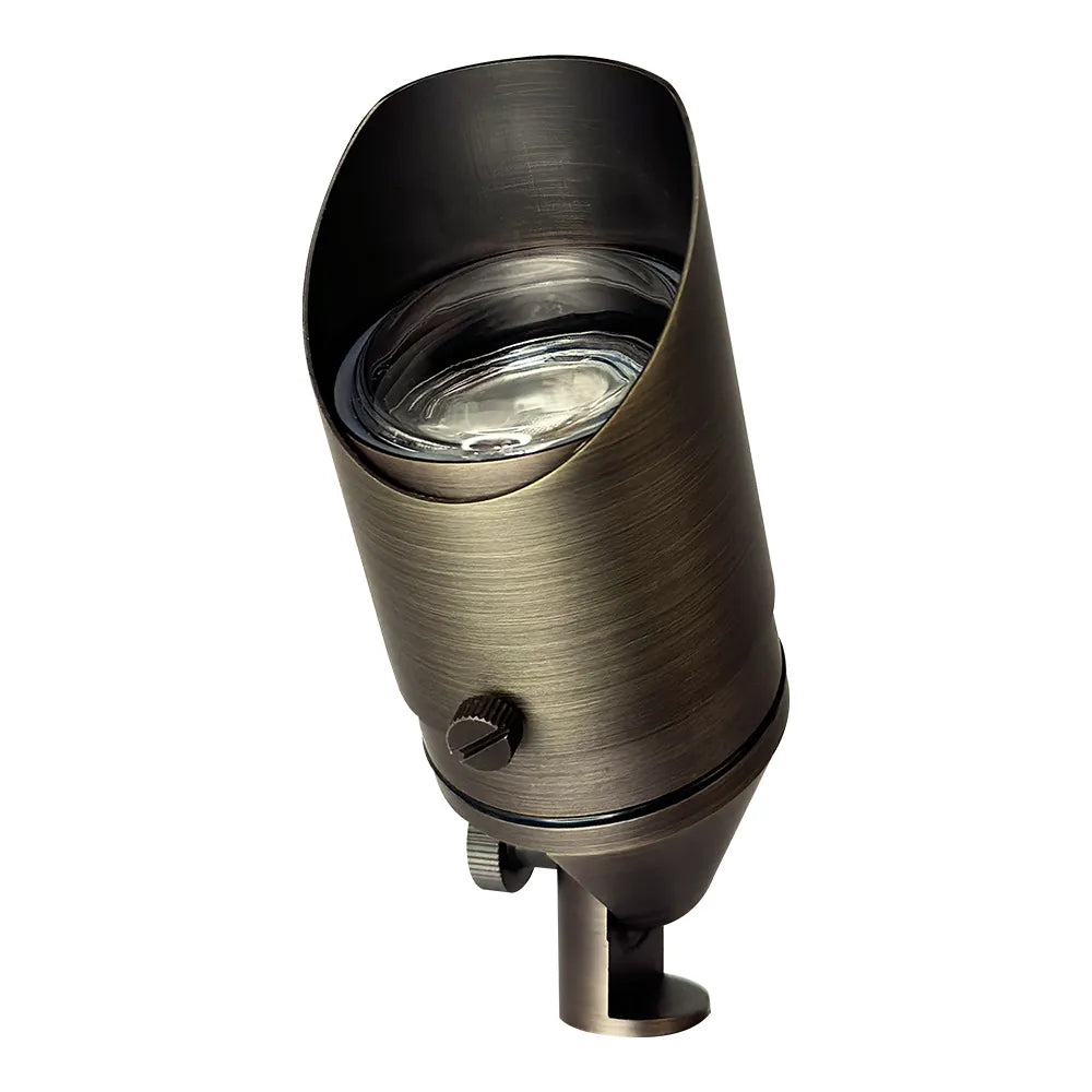 Outdoor Landscape Lighting LED 12V Low Voltage SPB05 4x/8x/12x Package LED Landscape Low Voltage Spotlight Adjustable Outdoor Lighting with 5W 3000K Bulb