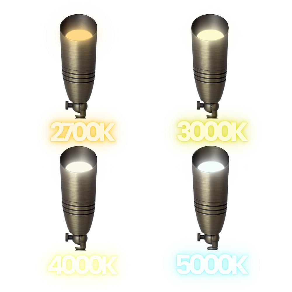 SPB06 Cast Brass Spotlight | Lamp Ready 12V Low Voltage Landscape Light