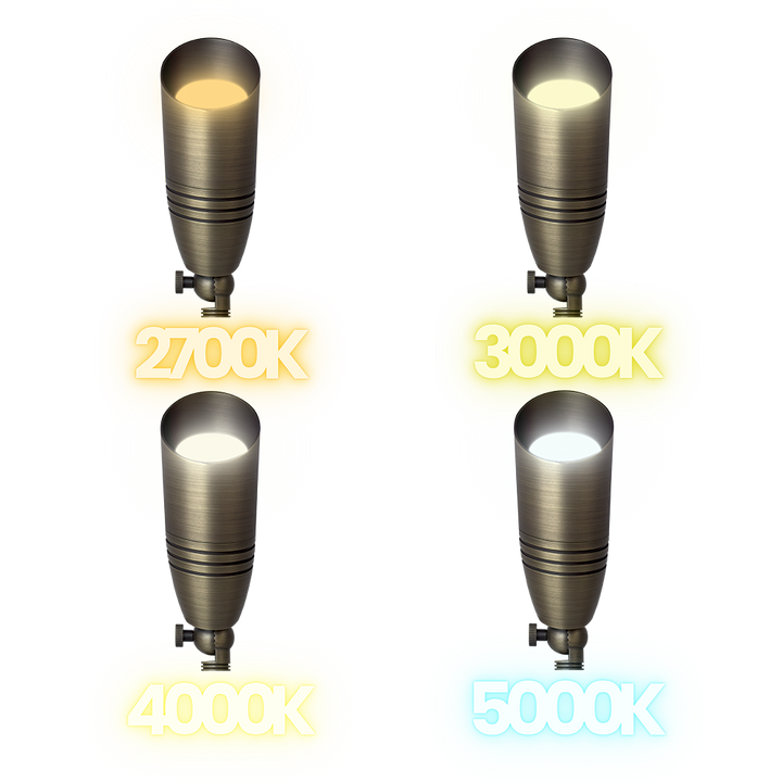 SPB06 Cast Brass Spotlight | Lamp Ready 12V Low Voltage Landscape Light