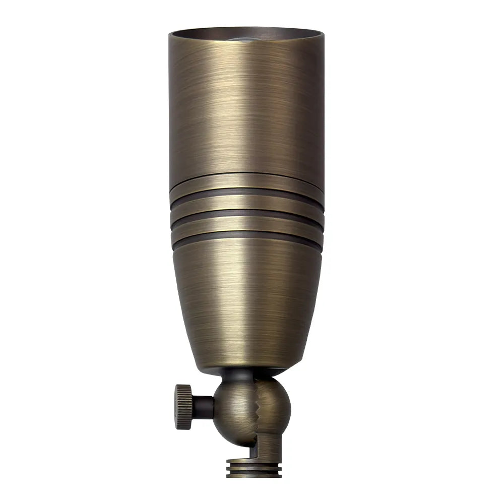 SPB06 Cast Brass Spotlight | Lamp Ready 12V Low Voltage Landscape Light
