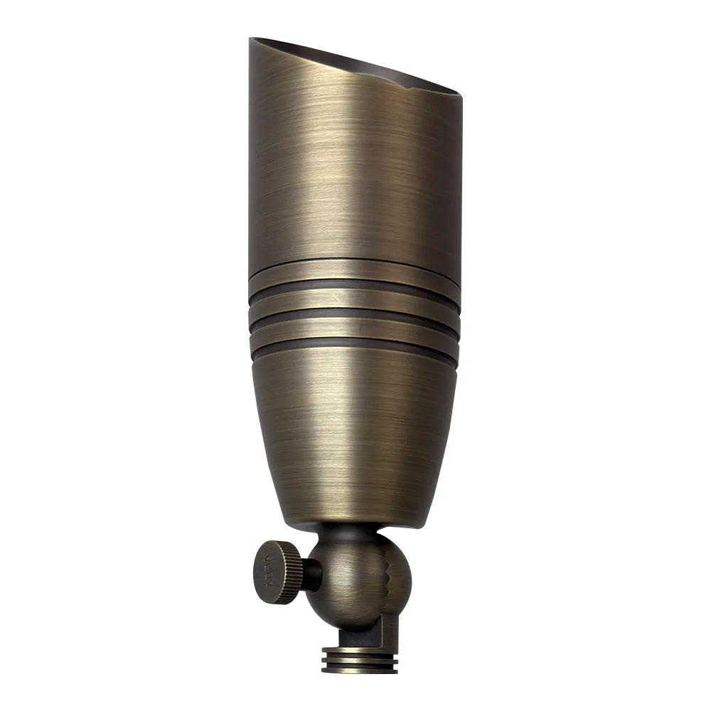 SPB06 Cast Brass Spotlight | Lamp Ready 12V Low Voltage Landscape Light