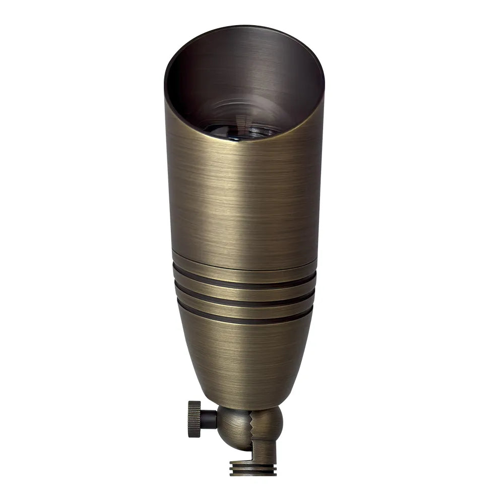 SPB06 Cast Brass Spotlight | Lamp Ready 12V Low Voltage Landscape Light