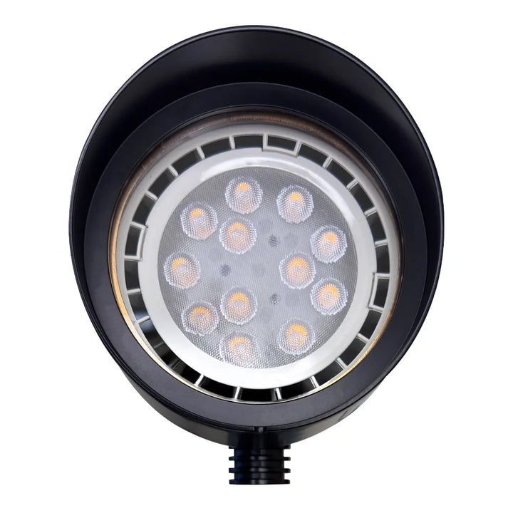 Outdoor Landscape Lighting LED 12V Low Voltage SPB07 4x/8x/12x Brass Outdoor Floodlight 12V Low Voltage LED Landscape Lighting Package with PAR36 10W 160° 3000K Bulb