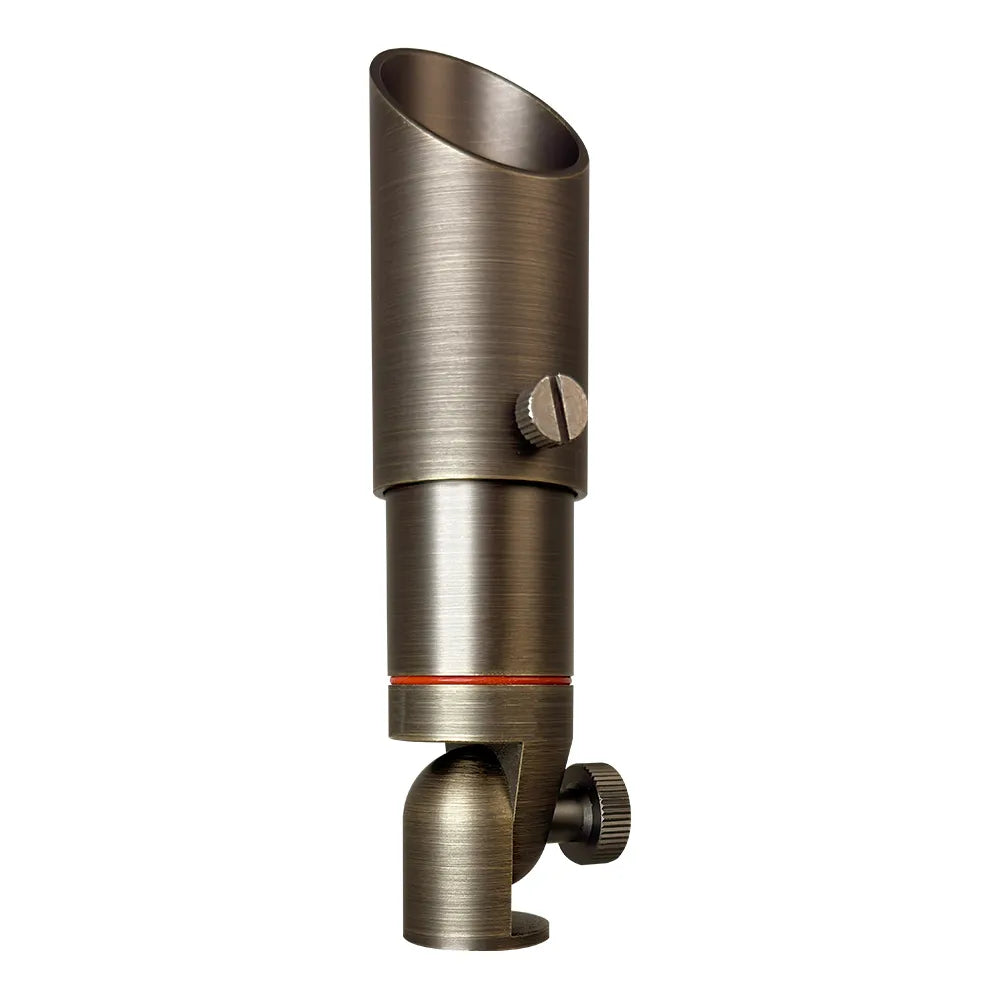 SPB08 Cast Brass Spotlight | 5W 3000K Warm White Integrated LED 12V Low Voltage Landscape Light