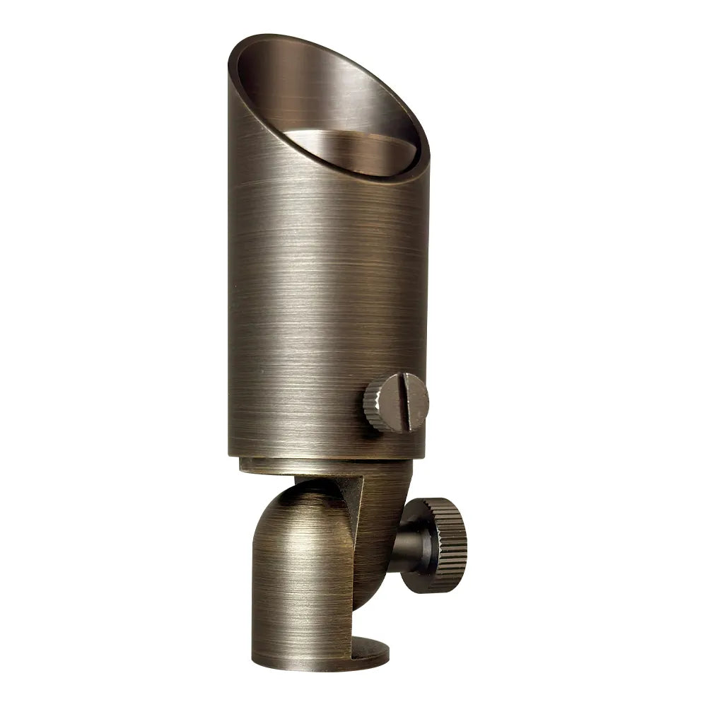 SPB08 Cast Brass Spotlight | 5W 3000K Warm White Integrated LED 12V Low Voltage Landscape Light