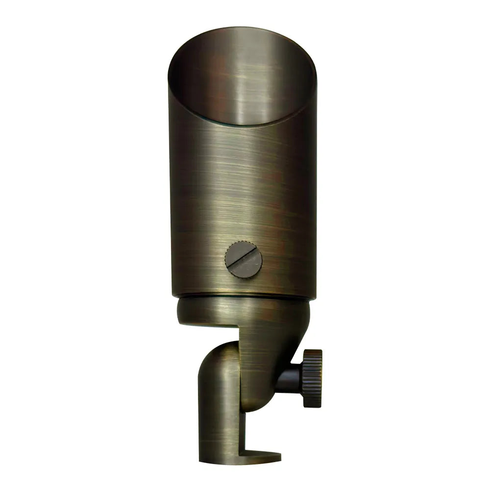SPB10 Cast Brass Spotlight | 8W 3000K Warm White Integrated LED Low Voltage Landscape Light