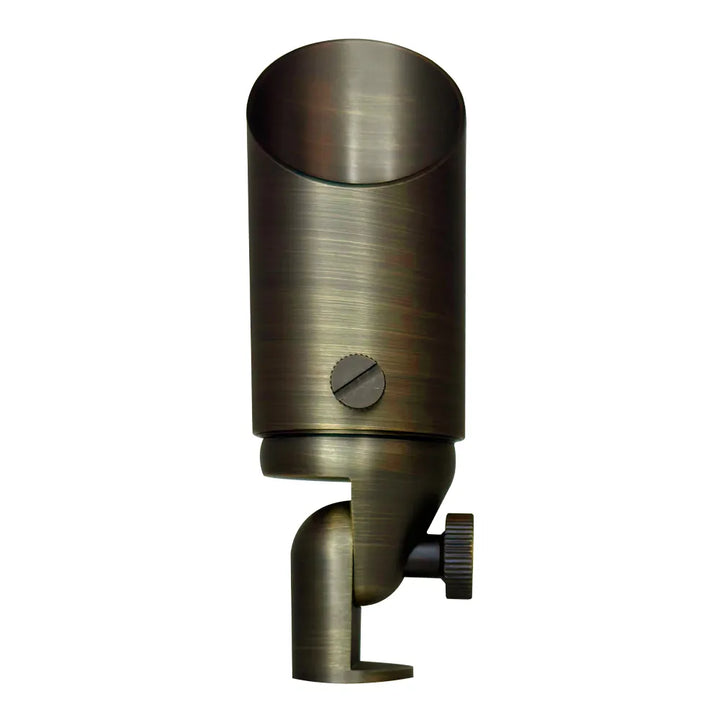SPB10 Cast Brass Spotlight | 8W 3000K Warm White Integrated LED Low Voltage Landscape Light