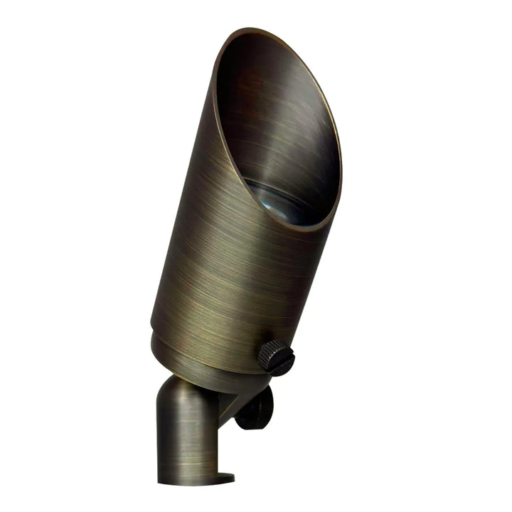 SPB10 Cast Brass Spotlight | 8W 3000K Warm White Integrated LED Low Voltage Landscape Light