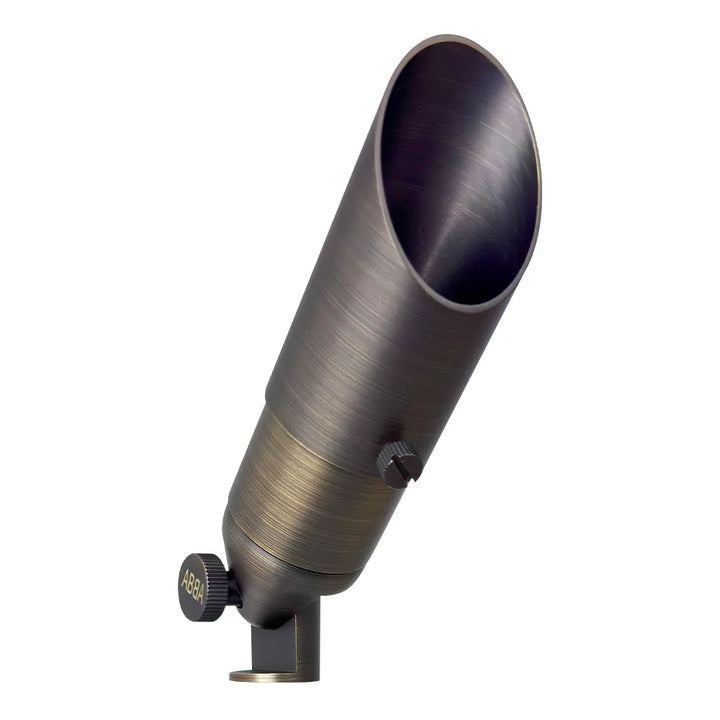 SPB10 Cast Brass Spotlight | 8W 3000K Warm White Integrated LED 12V Low Voltage Landscape Light